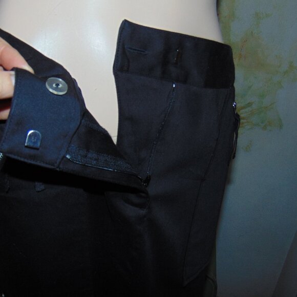 Punk Ideology Black Zippered Cotton Stretch Mini Skirt Grunge Whimsigoth Womens - Picture 7 of 8